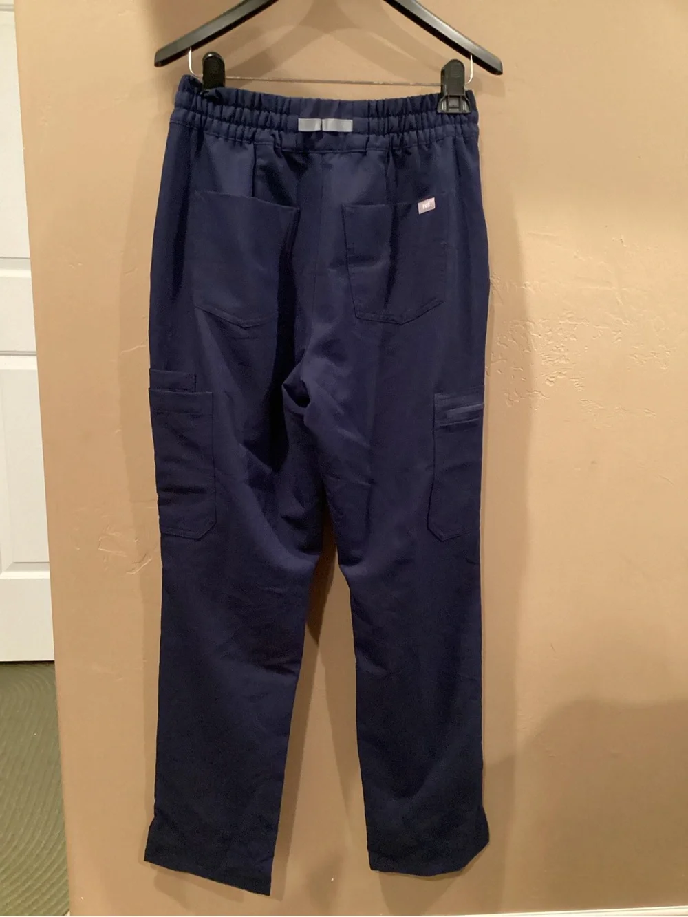 Figs Men's Navy Blue Drawstring Scrub Joggers